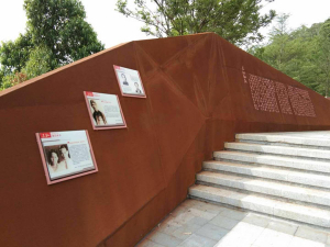 龙潭耐候钢挡土墙